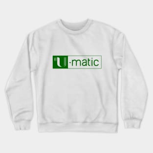 3/4" U-matic Dark Green logo Umatic Crewneck Sweatshirt